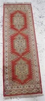 Middle Eastern wool hall runner