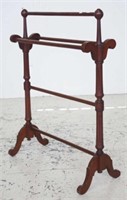 Vintage wood towel rail