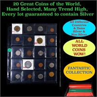 20 Great Coins of the World, hand selected, many t