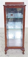 Queen Anne style display cabinet