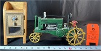 Coin Bank and Model Tractor