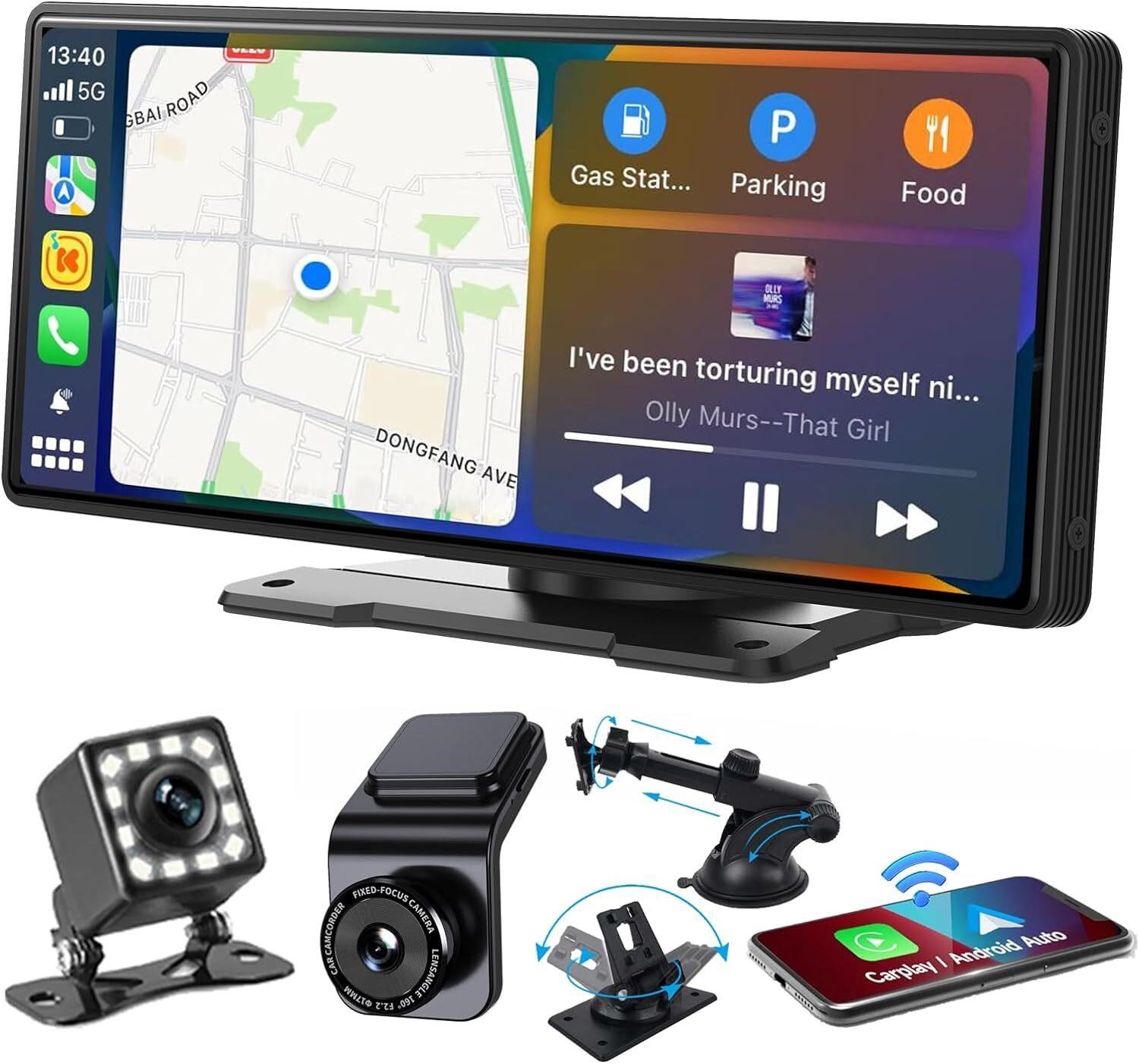 $120  Carplay Car Stereo  10.26 Inch  GPS  HD Cam
