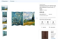 B2066  Oriental Furniture Van Gogh Almond Blossom