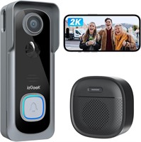 $60  ieGeek 2K Doorbell Cam - Smart Wifi  Alexa