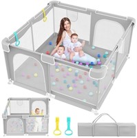 B1148 Baby Playpen for Babies with Breathable Mesh