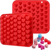 $10  Webake Mini Heart Molds 52-Cavity  Pack of 2