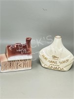 Beauce Pottery - 2 maple syrup decanters