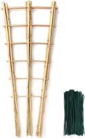 $39  SWANGSA 6pk Bamboo Trellis  35.5in Fan-Shaped