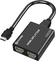 4K HDMI Splitter 1x2 for Dual Monitors