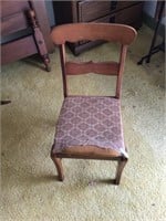 Wooden Side Chair - needs recovering