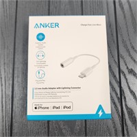 Anker 5" PowerLine Lightning to 3.5mm Audio Adapte