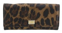 Dolce & Gabbana Leopard Print Long Wallet