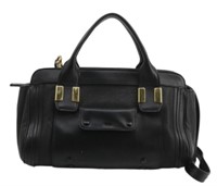 Chloe Black Leather 2WAY Handbag