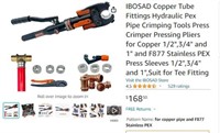 Of3064 IBOSAD Copper Tube Fittings Crimping Tools