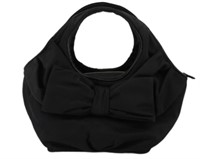 Kate Spade Black Nylon Mini Handbag with Bow