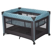 B1945  Babideal Dottie Play Yard Blue Dot