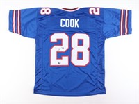 Autographed James Cook Jersey