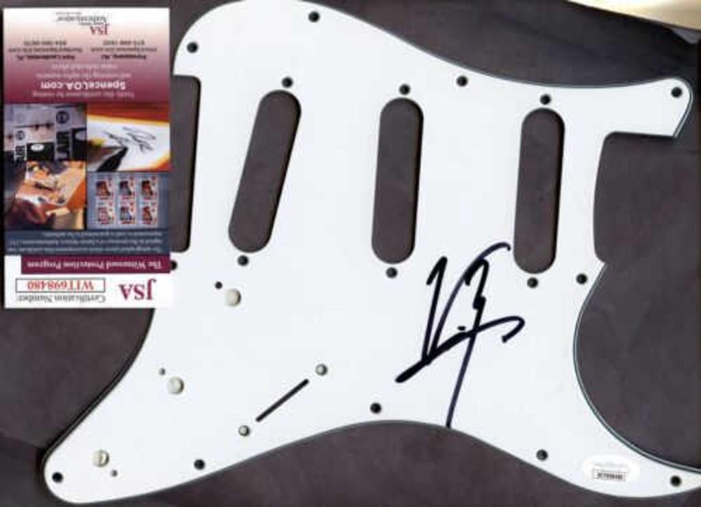 Autographed Vince Neil Motly Crue Guitar Pickguard
