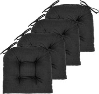 C7505  Chair Cushion 4 Pack 17 x 16 Black