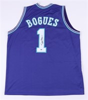 Autographed Muggsy Bogues Jersey