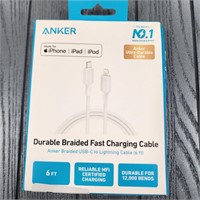 Anker 322 USB-C to Lightning Connector Cable - 6ft