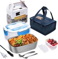 B1851  FORABEST Electric Lunch Box Portable 3-In-