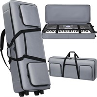 $80  61 Key Keyboard Case (40.5*16.5*5.5)  Gray