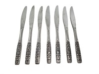 National Stainless Steel Knife Set Lot Of 7 P2835