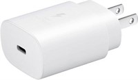 Samsung 25W Super Fast USB-C Wall Charger - White