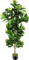 $200  Artificial Fiddle Leaf Fig Tree (87in)