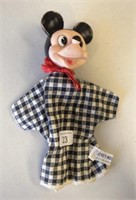 1950's Mickey Mouse Hand Puppet Gund Mfg Co