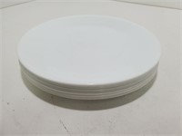 Corelle White 10 1/4" Dinner Plates Set Of 9 A857