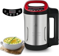 $90  1.6L Soup Maker  6 in 1  LCD Red