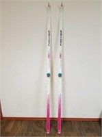 Fischer 205 Cm Skis With Salomon Bindings C757