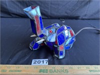 Stained Glass Elephant Lamp-Works