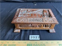 Carved Wood Trinket Box
