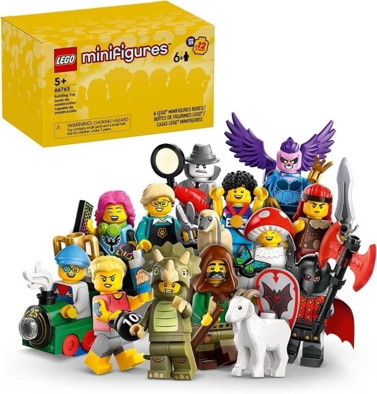 LEGO Minifigures Series 25 6 Pack, Mystery Box