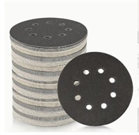 100 PCS 5 Inches 8 Hole Wet And Dry Sanding Disc