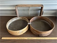 Large Antique Sieves/Sifters