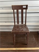 Antique Wood Child's Chair