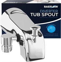 Tub Spout with Diverter & Integrated Shower Hose