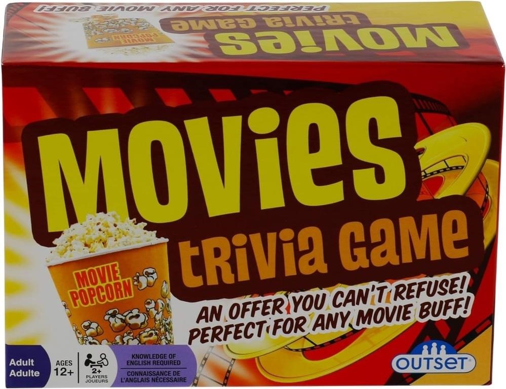 Outset Media Movies Trivia Game - Fun Cinema Quest