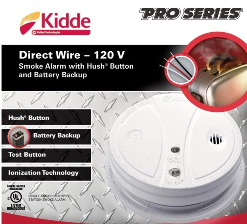 Kidde Pro Series Hardwire Ionization Smoke Alarm