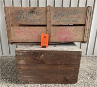 Floridia Citrus, Royal Type Writer Wooden Crates/B