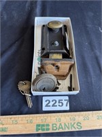 Antique Reese Door Lock Set w/ Key