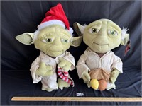 Large Christmas & Easter Yoda Dolls