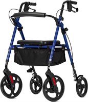 $110  ELENKER Rollator Walker  10 Wheels  Blue