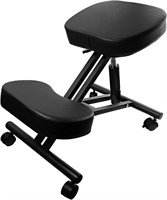 $80  Ergonomic Kneeling Chair  Adjustable  Black