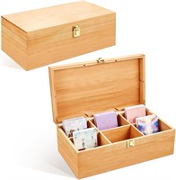 2 Pcs Wooden Trading Card Storage Box for MTG TCG