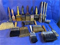Paint Brush Assortment, Various Sizes & Types,